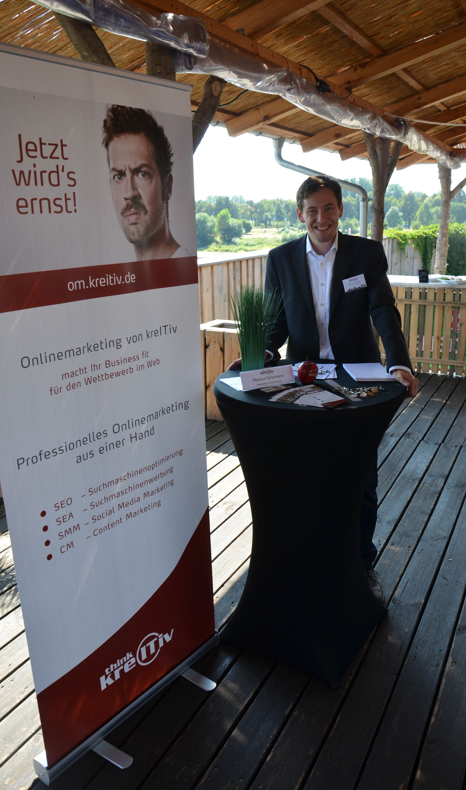 kreITiv Sommerevent 2016 Onlinemarketing Stand