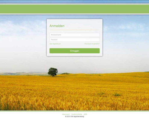 Sicheres Login auf www.agrarberatung.de