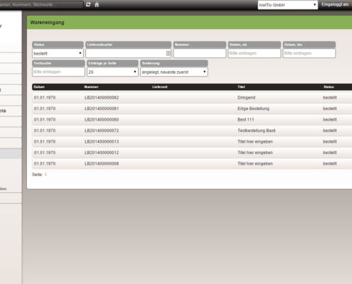 Das webbasierte Warenwirtschaftssystem von kreITiv