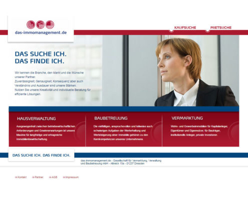 Die Webseite von das-immomanagement.de